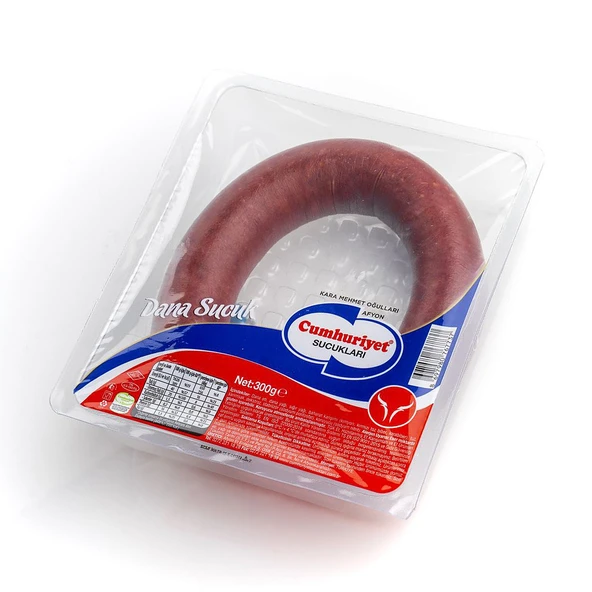 Cumhuriyet Dana Kangal Sucuk 300 Gr ürün görseli 1