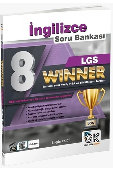 8.sınıf Ingilizce Soru Bankası Wınner ürün görseli 1