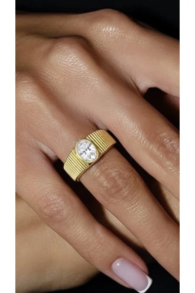 Luxury Işıltı yüzük Ayarlı 925 Ayar ürün görseli 1