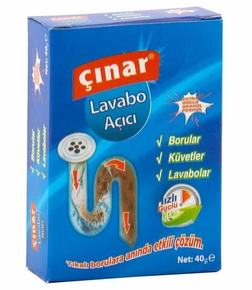 Çınar Lavabo Açıcı 40Gr 0136 - Resim 2