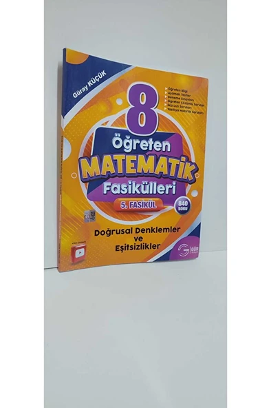 ÖĞRETEN MATEMATİK FASİKÜLLERİ 8.SINIF DOĞRUSAL DENKLEMLER VE EŞİTSİZLİKLER ürün görseli 1