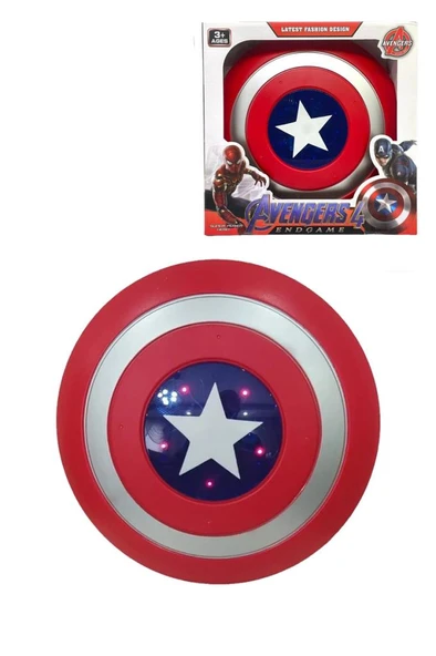Avangers Kaptan America Temalı Işıklı Figür Oyuncak Kalkan ürün görseli 1
