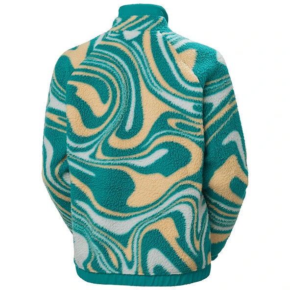 HELLY HANSEN W IMPERIAL PRINTED PILE SNAP MONT - Resim 6