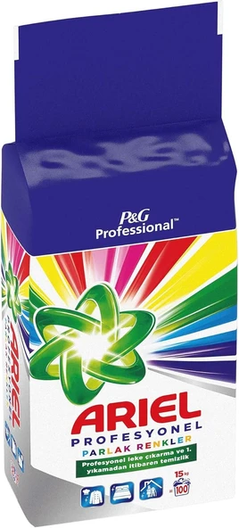Ariel Professional Toz Çamaşır Deterjanı Parlak Renkler 15 Kg ürün görseli 1
