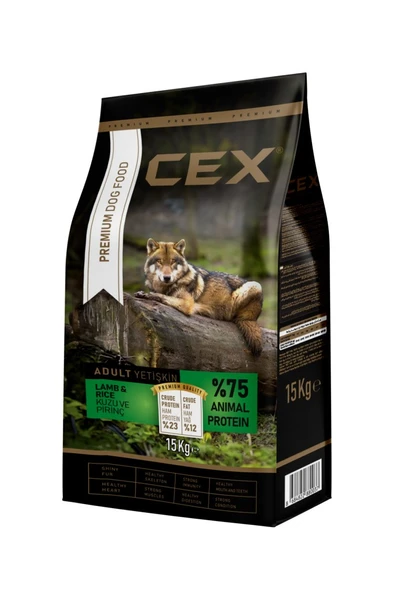 CEX PREMIUM DOG ADULT LAMB & RICE 15 KG CEX PREMIUM DOG ADULT LAMB & RICE 15 KG ürün görseli 1
