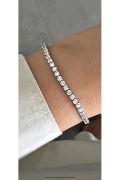 Su Yolu Bileklik 925 Ayar - Resim 2