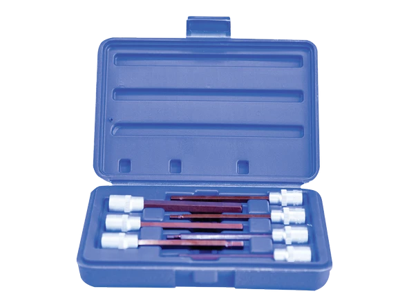 NT 7 Parça S2 Allen 3/8″ Ekstra Uzun CR-V Lokma Seti – NCSETEU38AL ürün görseli 1