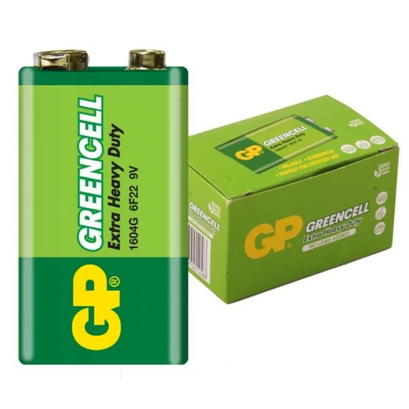 Gp Greencel 9v Çinko Pil | Gp1604g-s1 ürün görseli 1