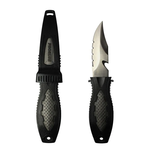 Problue Divers Knife Dalış Bıçağı KN-65-SIL S.Gri - Resim 2