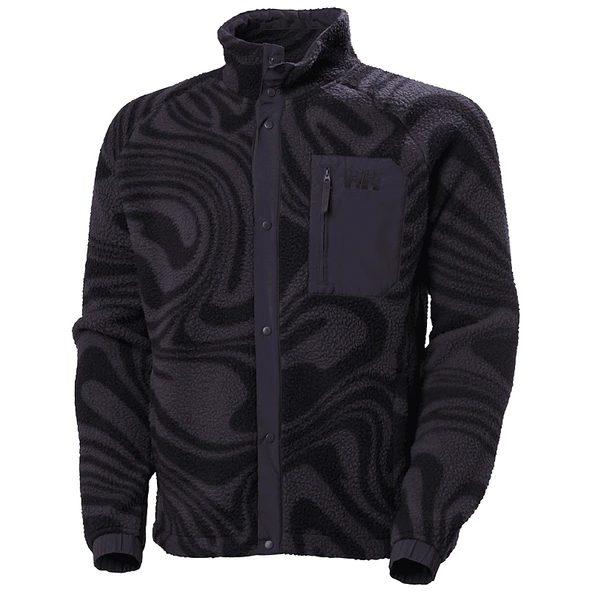 HELLY HANSEN PANORAMA PRINTED PILE SNAP MONT - Resim 5