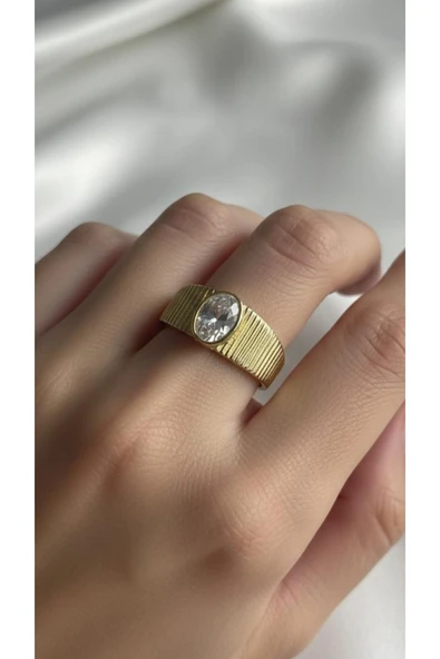 Luxury Tasarım Yüzük Ayarlı 925 Ayar ürün görseli 1