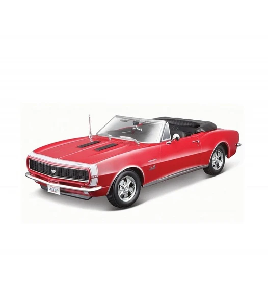 1967 Chevrolet Camaro SS 396 1:18 Ölçekli Klasik Araba Kırmızı Renkli 30 Cm ürün görseli 1