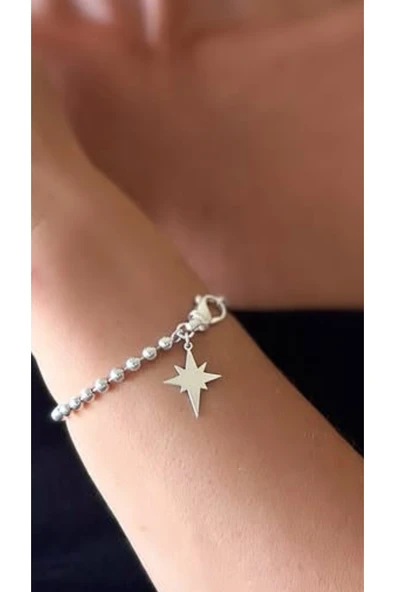 Topcukları Tek Tek Dizdik Kutup Charmlı 925 Ayar ürün görseli 1