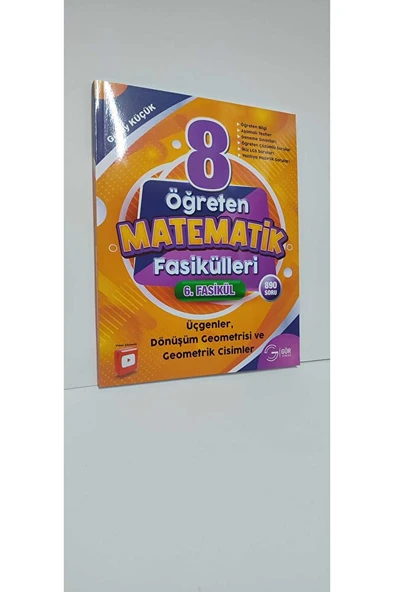 ÖĞRETEN MATEMATİK FASİKÜLLERİ 8.SINIF ÜÇGENLER,DÖNÜŞÜM GEOMETRİSİ VE GEOMETRİK CİSİMLER ürün görseli 1