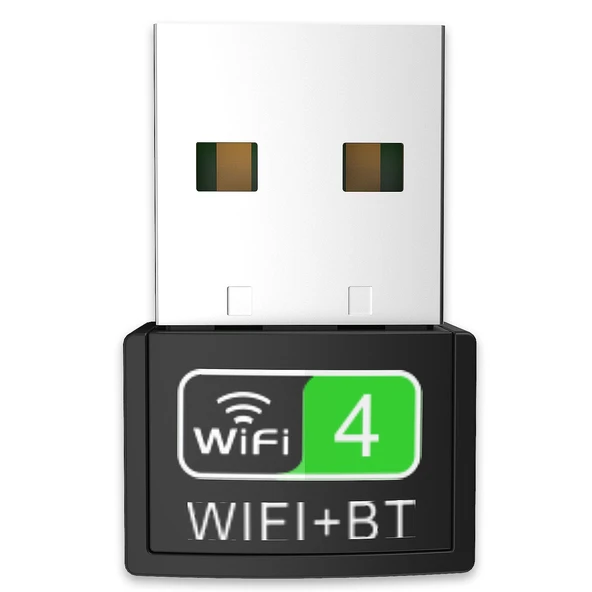 Concord W5 300 Mbps  Wi-Fi & Bluetooth Mini Usb Adaptör 2 İn 1 Free Driver Wifi ve Bluetooth Adaptör ürün görseli 1