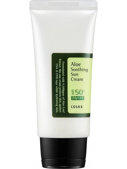 Cosrx Aloe Soothing Sun Cream SPF50 PA+++ Aloe Vera Ekstreli Yatıştırıcı Güneş Kremi Hassas Ciltler İçin ürün görseli 1