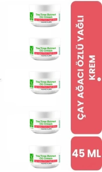 ÇAY AĞACI ÖZLÜ YAĞLI KREM 5Lİ AVANTAJ PAKET ürün görseli 1