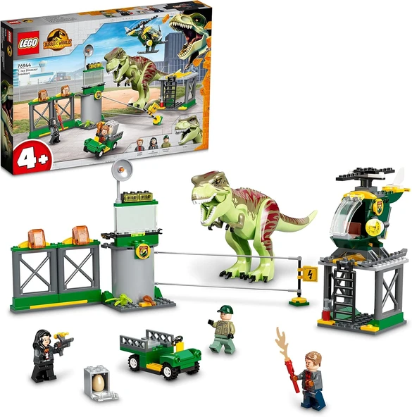 LEGO 76944 Jurassic World T. rex Dinozor Kaçışı ürün görseli 1