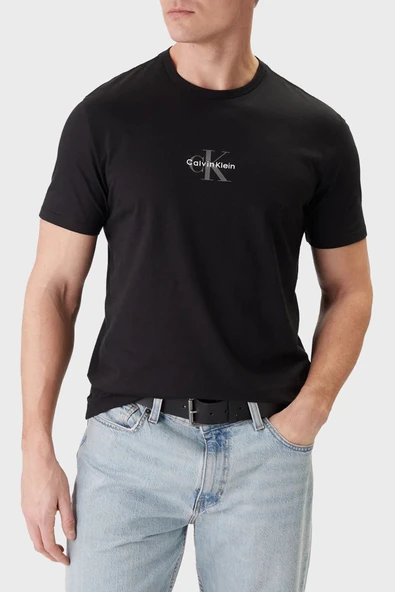 Calvin Klein LV04RB866G 30S Micro Monologo Graphic Erkek Tişört ürün görseli 1