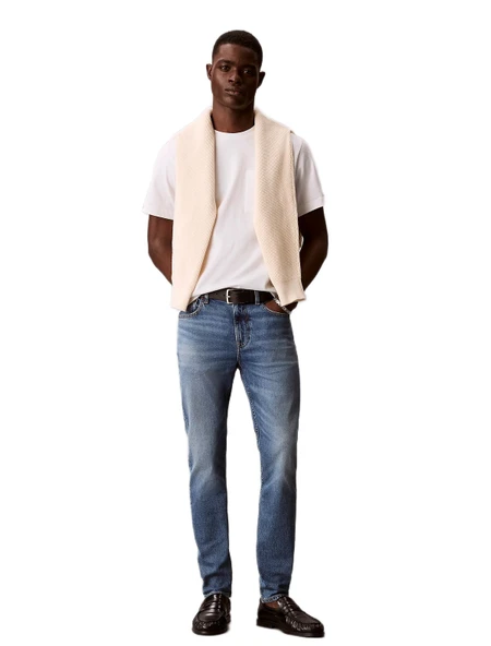 Calvin Klein LV04RF742G Slim Taper Erkek Jean Pantolon ürün görseli 1