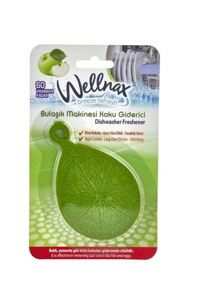 WELLNAX BULAŞIK MAKİNESİ KOKU GİDERİCİ ELMA ürün görseli 1