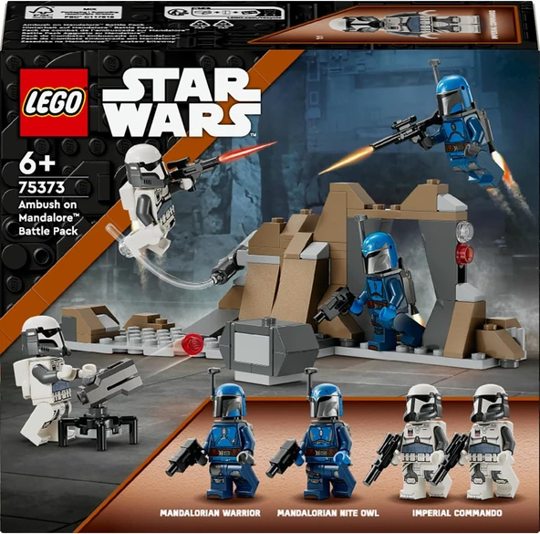 LEGO 75373 Star Wars: The Mandalorian Mandalore Pususu Savaş Paketi ürün görseli 1