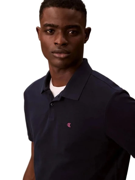 Calvin Klein LV040EM269 Ss Monogram Pique Erkek Polo Tişört ürün görseli 1