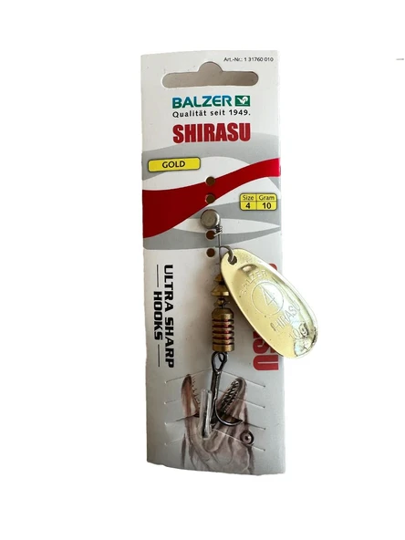 Balzer Shirasu Gold No:4 10gr Turna Kaşığı ürün görseli 1