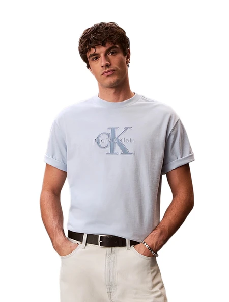 Calvin Klein LV04RF819G Elevated Monologo Erkek Tişört ürün görseli 1