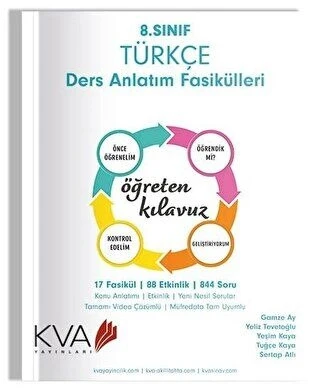 Kva 8.Sınıf Türkçe Ders Anlatım Fasikülleri ürün görseli 1