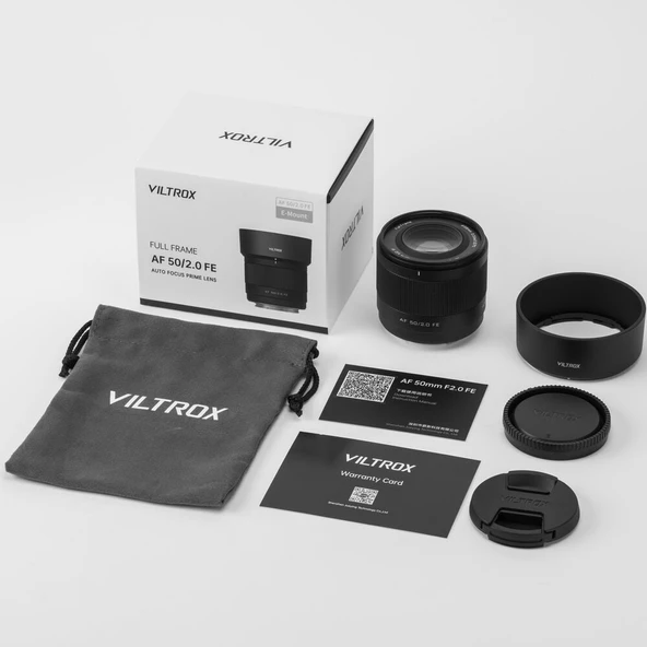 Viltrox AF 50mm F2.0 Air FE Sony E Mount Full Frame Lens ürün görseli 1