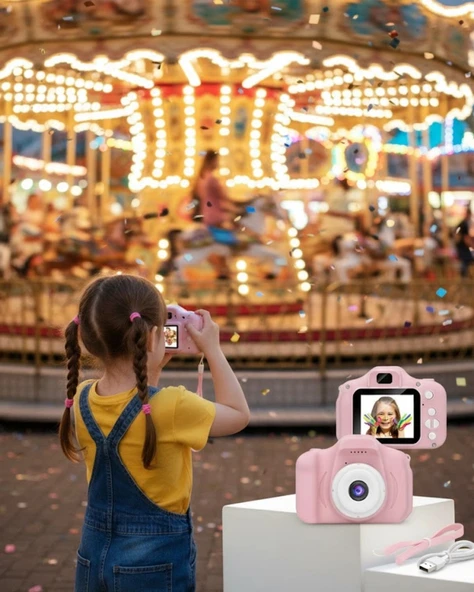 Usb Bağlantılı Mini Hd Kamera Video Fotoğraf Çekimli Şarj Edilebilir ürün görseli 1