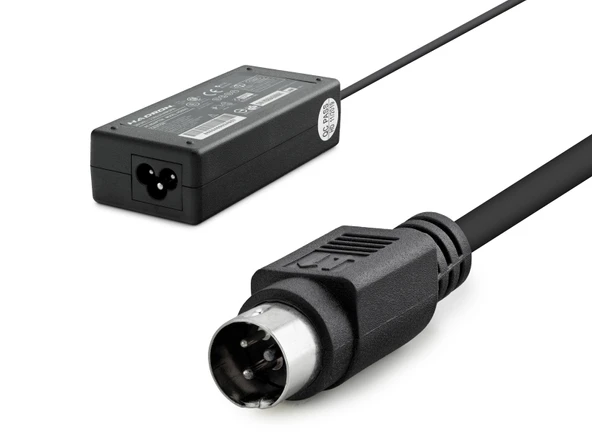 24V 2.5A 60W Yazar Kasa Ve Pos Cihazı Adaptörü - 3 Pin - Siyah HD8842 ürün görseli 1