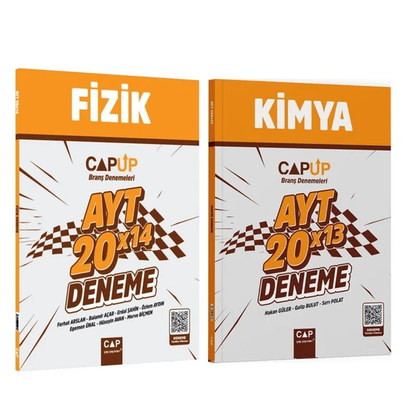 Çap Yayınları AYT Kimya ve Fizik Deneme Seti 2 Kitap ürün görseli 1