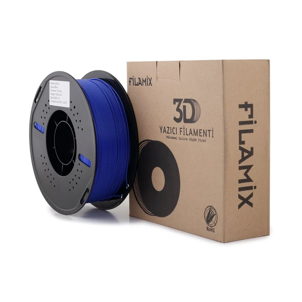 Filamix Pla+ Mavi Filament 1.75mm - Plastik Makara - 1 kg ürün görseli 1