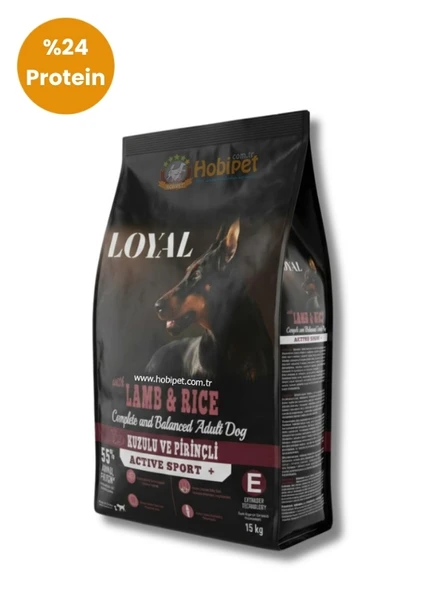 Loyal Active Sport Kuzu Etli ve Pirinçli Yetişkin Köpek Maması 15 Kg ürün görseli 1