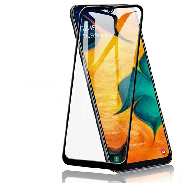 Galaxy M21 Ekran Koruyucu Ekranı Tam Kaplayan Kenarları Kırılmaya Dayanıklı Cam Koruyucu ürün görseli 1