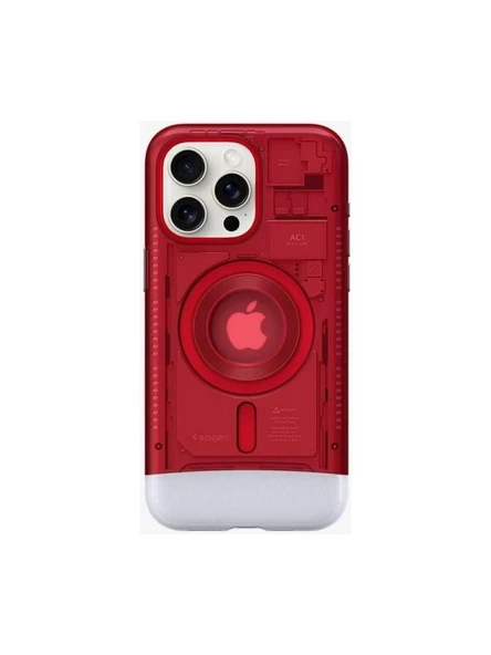 iPhone 15 Pro Kılıf, Spigen Classic C1 iMac G3 Desing Magfit (MagSafe Uyumlu) Ruby ürün görseli 1