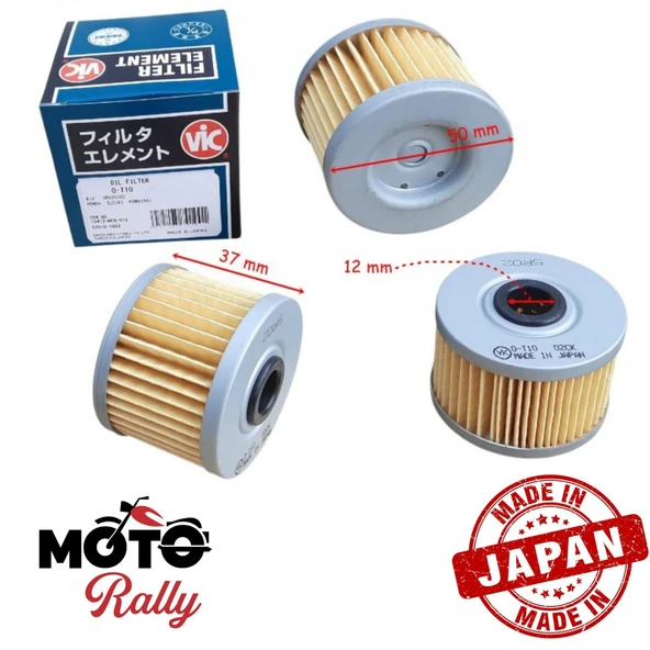 250 NK - 250 SR - CB 250 R - CBR 250 - 250 CLX Yağ Filtre 3074 ürün görseli 1