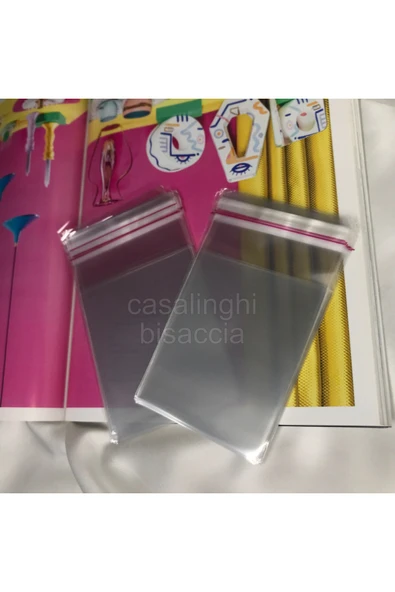 Yapışkanlı Jelatin Poşet Bantlı Şeffaf Opp Torba Paket 8,5x15 Cm (KAPAK PAYI DAHİL) 100 Adet ürün görseli 1