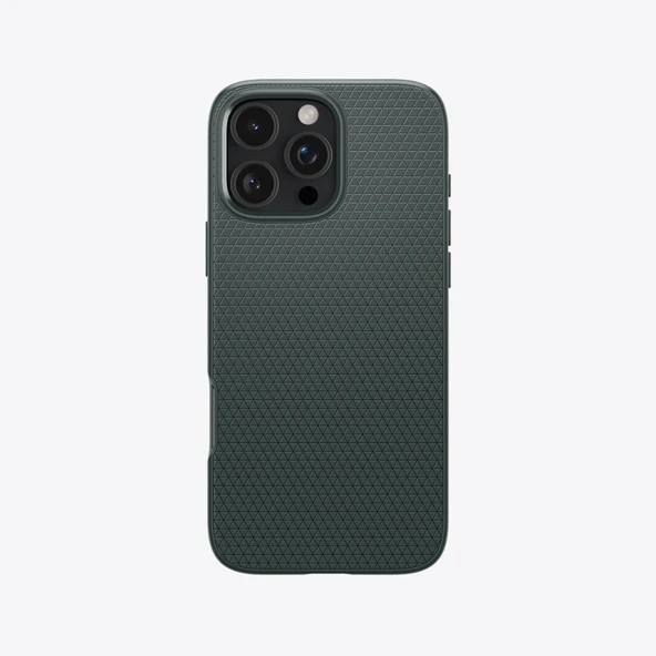Spigen iPhone 16 Pro Max ile Uyumlu Kılıf Liquid Air Abyss Green ürün görseli 1