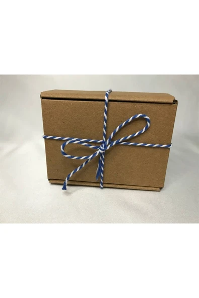 Mavi Beyaz Iki Renkli Bilekli Takı Paketleme Ipi Two Colour Yarn String - 20 Metre ürün görseli 1