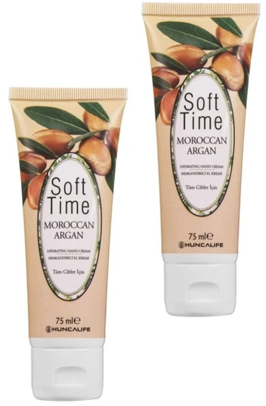 Hunca Care Soft Time Argan Yağlı Gençleştirici 2 ADET El Kremi 75 ml ürün görseli 1