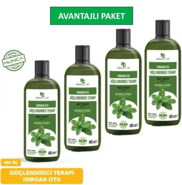 Isırganotu Şampuan, Saç Dökülmesine Karşı Yardımcı 485 ml 4lü Set ürün görseli 1