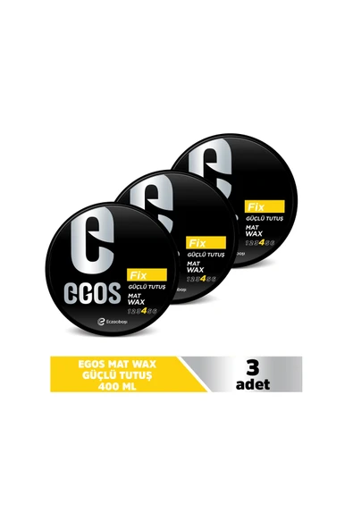 Egos Mat Wax Güçlü 100 ml x 3 Adet ürün görseli 1