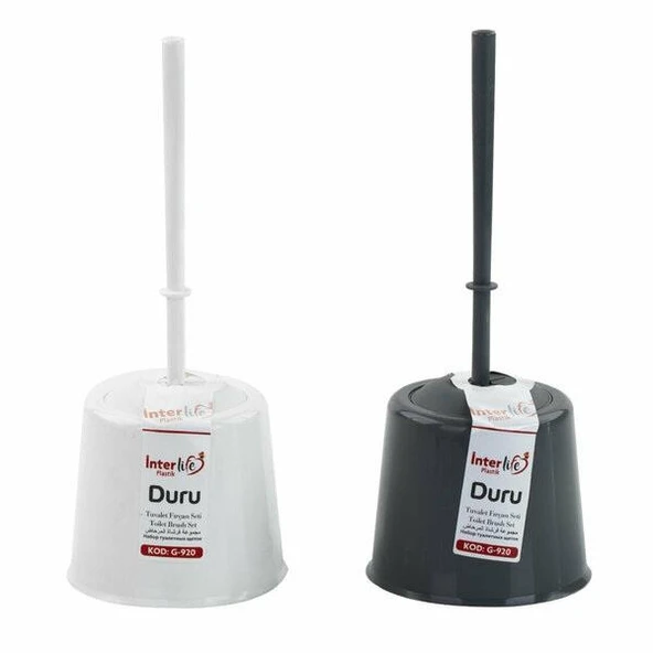 İnterlife WC Fırça Plasstik Duru Mix G-920 9208 ürün görseli 1
