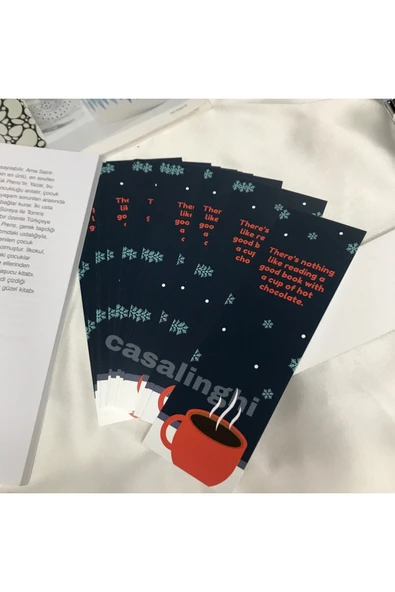 İngilizce Yazılı Kitap Ayracı Kahve Baskılı Hediyelik Okul Karne Birthday Ayraç Bookmark - 20 Adet ürün görseli 1