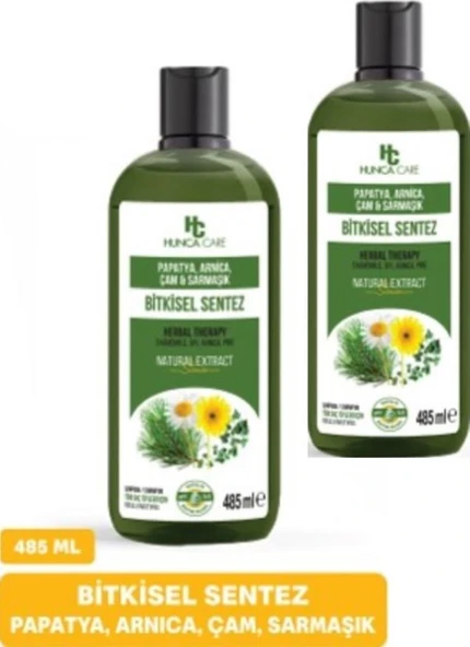 Papatya, Arnica, Çam ve Sarmaşık İçerikli Bitkisel Şampuan, 485 ml 2Lİ ürün görseli 1