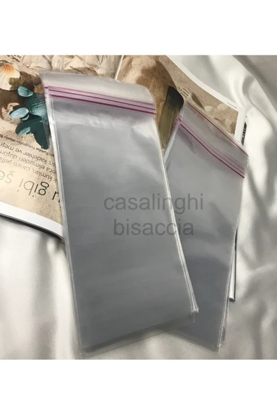 Kendinden Yapışkanlı Jelatin Poşet (KAPAK PAYI DAHİL) 12x25 Cm - 100 Adet ürün görseli 1