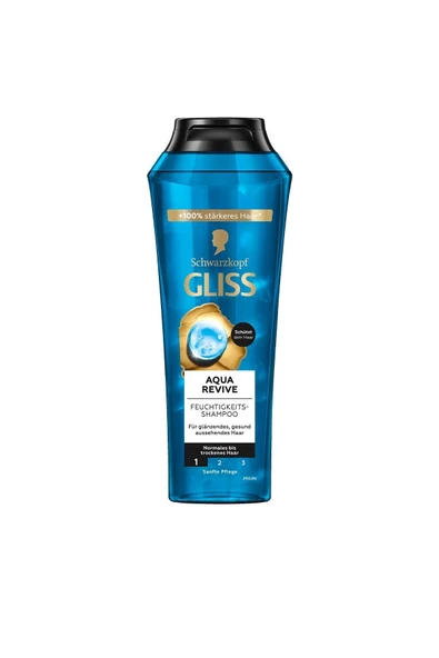 Gliss Saç Bakımı Aqua Revive Nemlendirici Şampuan 500 Ml ürün görseli 1